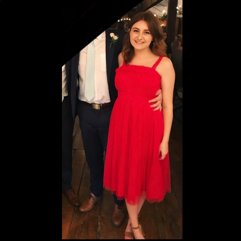 Lulu’s Tulle Midi Dress